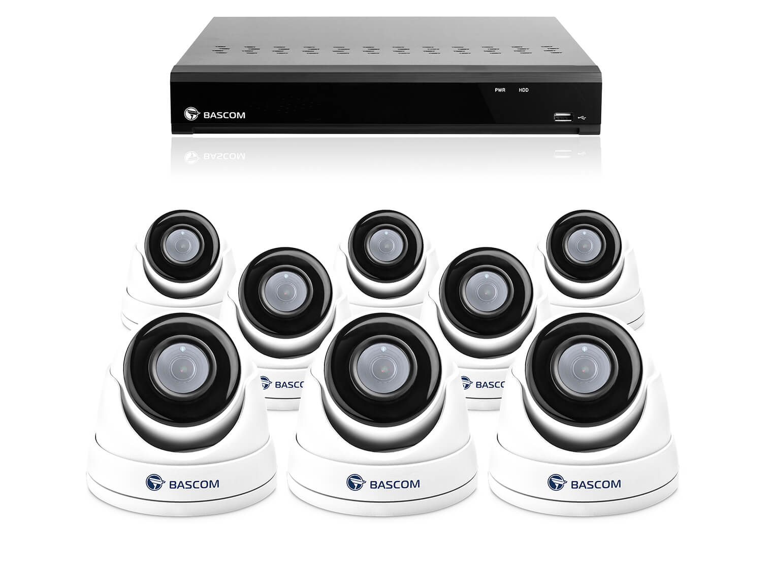 Wired 8-dome system