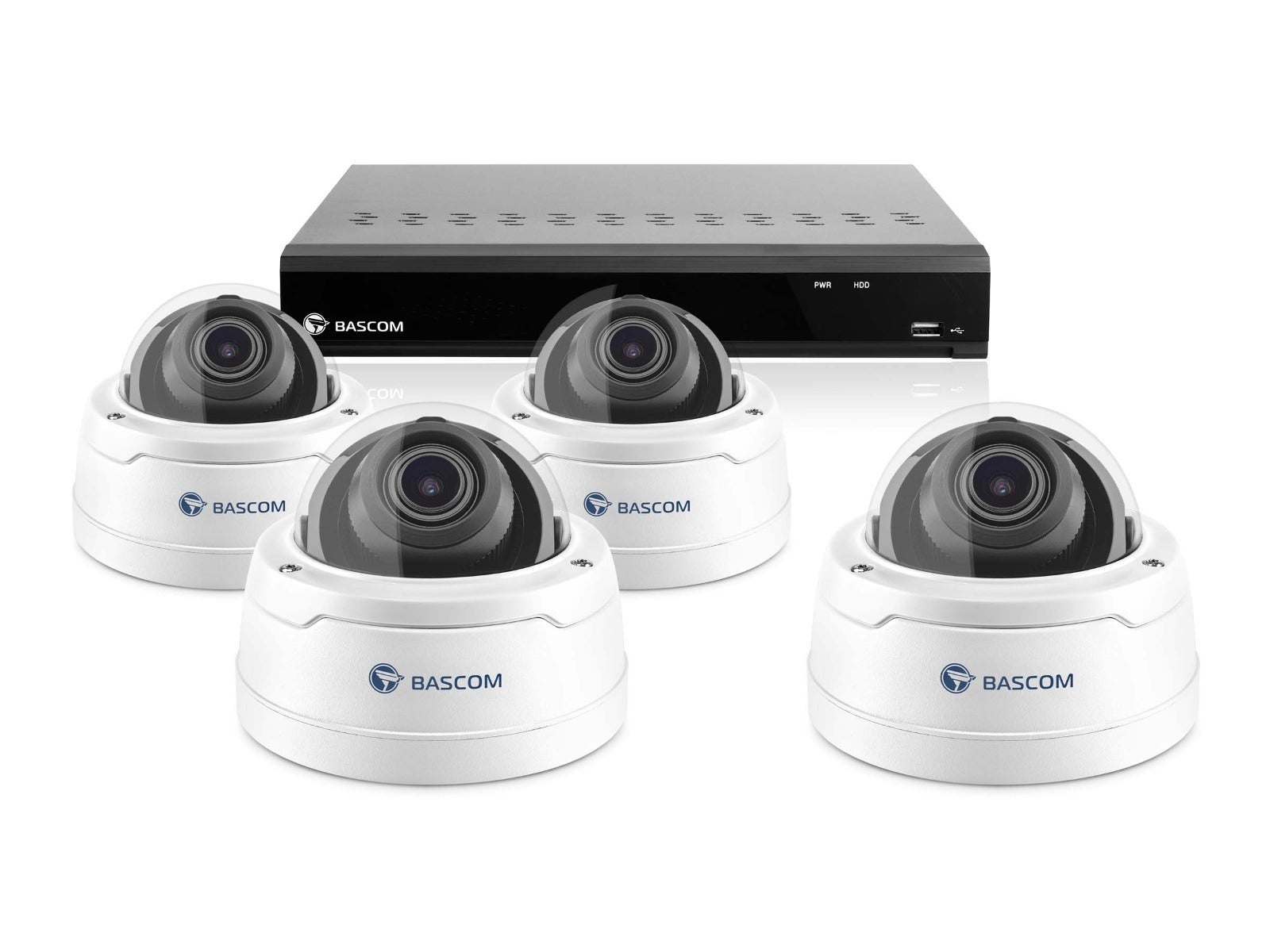Wired 4-dome system PRO