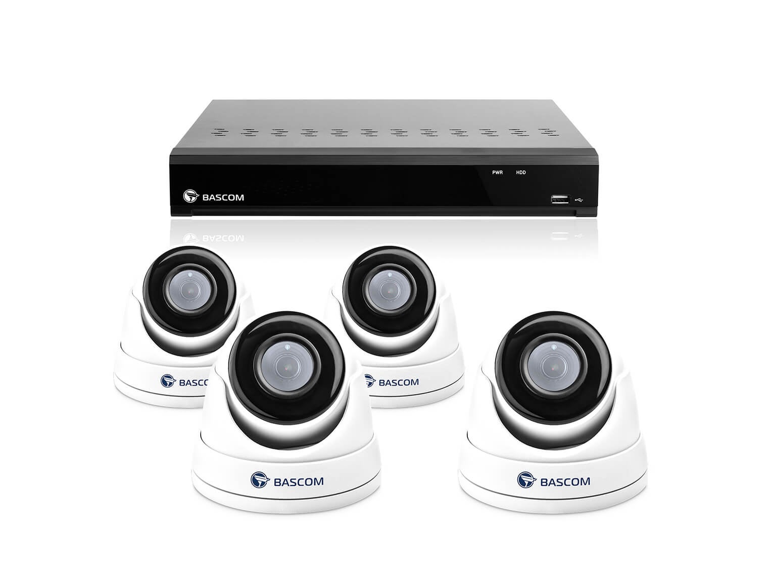 Wired 4-dome system