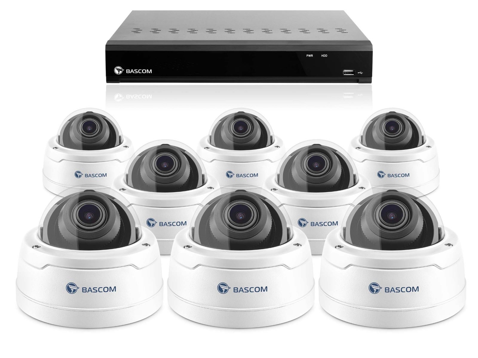 Wired 8-dome system PRO